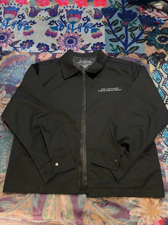 Taylor Swift Jackets & Blazers - Taylor Swift TTPD Black Jacket WITH Patches